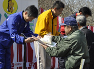 入賞者には棚田米