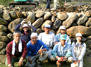 石垣積みの仲間たち